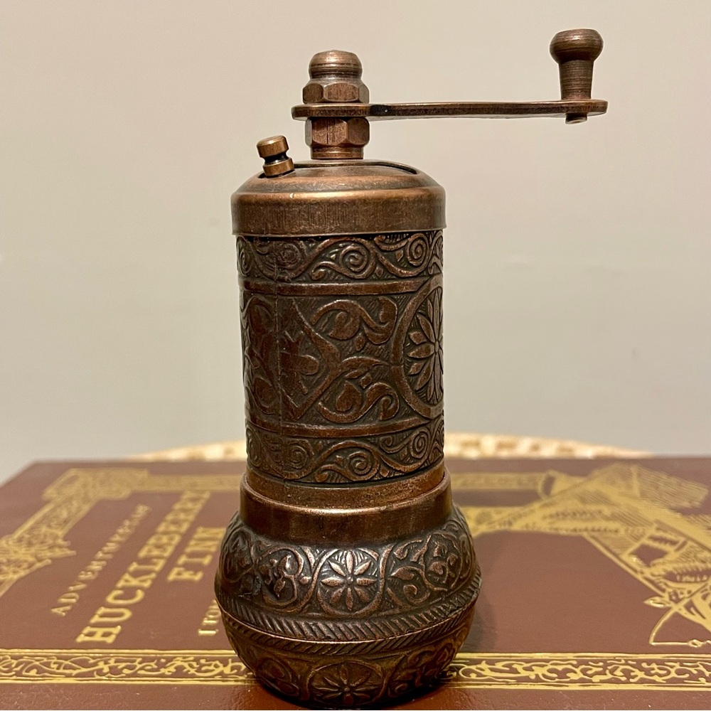 Bazaar Anatolia Turkish Metal Spice Grinder New